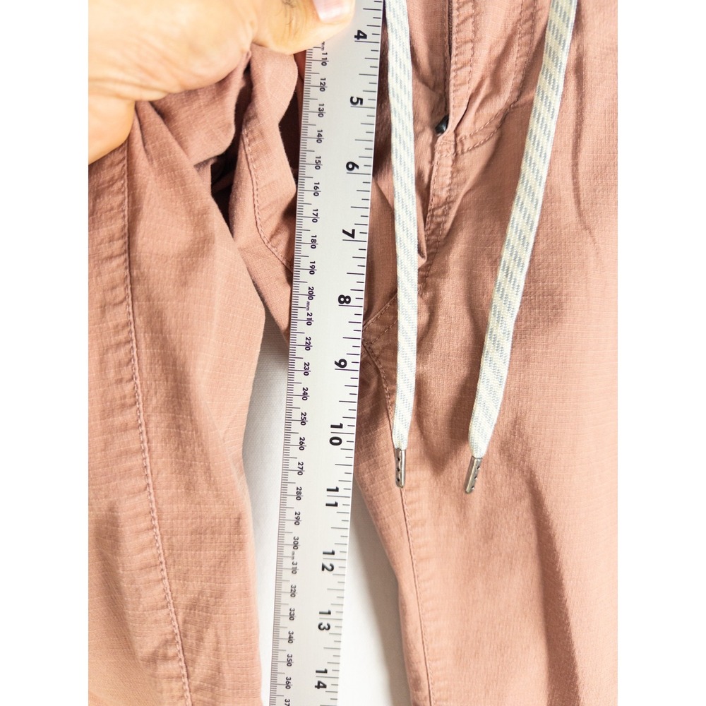 Vuori Mens M Ripstop Climber Pants Pink Salmon Organic Cotton Zip Pocket - Picture 8 of 8